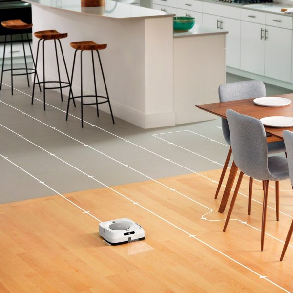 iRobot - Braava jet m6 Wi-Fi Connected Robot Mop - White - Image 5