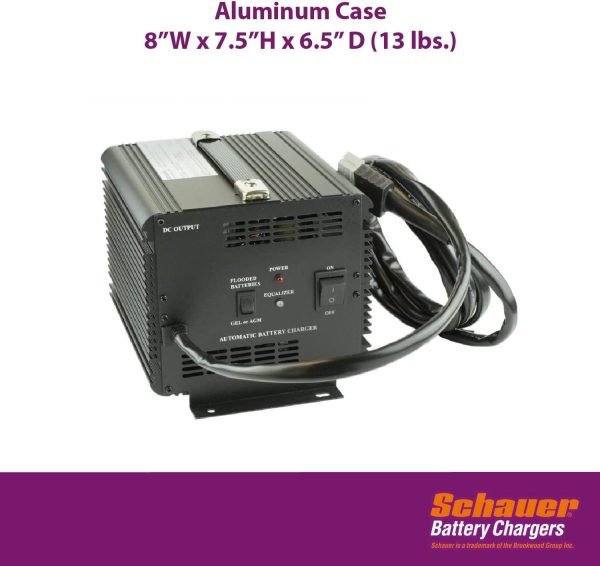 Schauer Jac1548H Club Car Powerdrive Battery Golf Equipment Charger 48 Volt, 15 Amp - Image 7