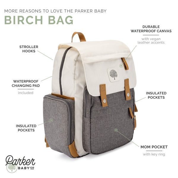 Parker Baby Diaper Backpack Insulated - Image 2