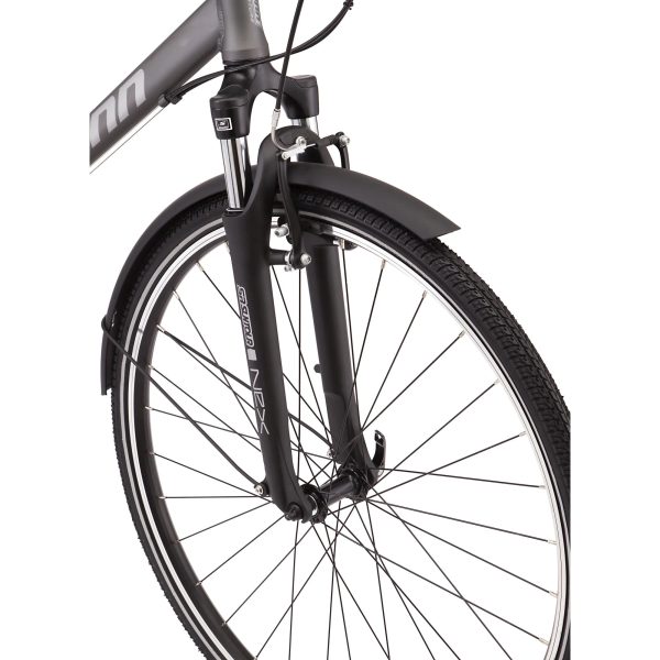 Schwinn Network 6c Hybrid Bike, 21 Speeds, Large 19.5" Mens Style Frame, 700c Wheels, Grey - Image 5