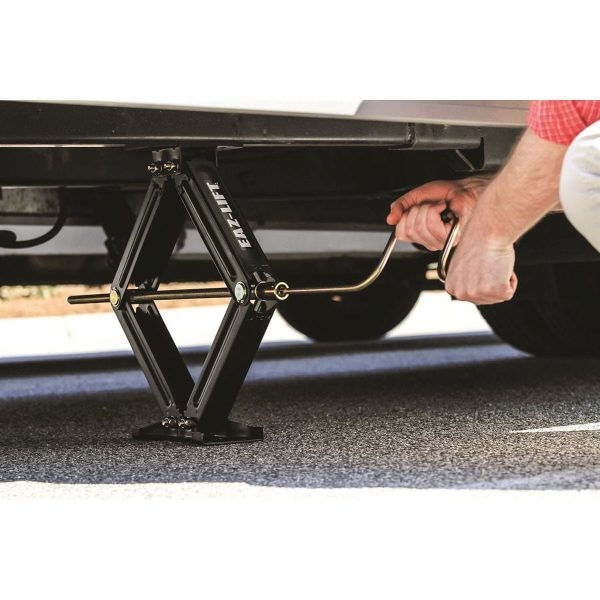 Camco 48800 Eaz-Lift 20" Scissor Jack - 5000 lbs., Pack of 2 - Image 5