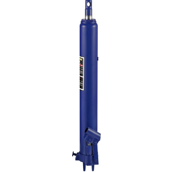 VEVOR Hydraulic Long Ram Jack, 8 Tons/17363 lbs Capacity, with Single Piston Pump and Clevis Base, Manual Cherry Picker with Handle, for Garage/Shop Cranes, Engine Lift Hoist, Blue - Image 9