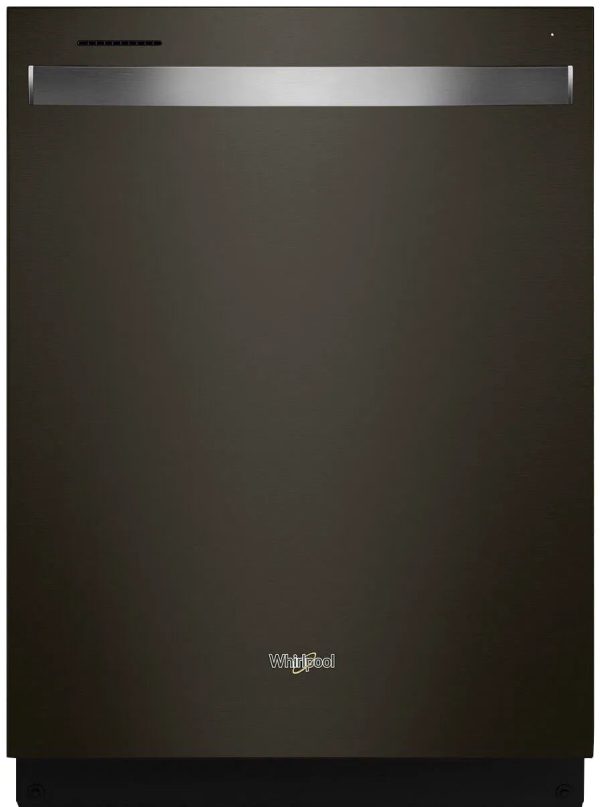 Whirlpool - 24" Top Control Built-In Dishwasher with Stainless Steel Tub, Large Capacity, 3rd Rack, 47 dBA - Black stainless steel - Image 22