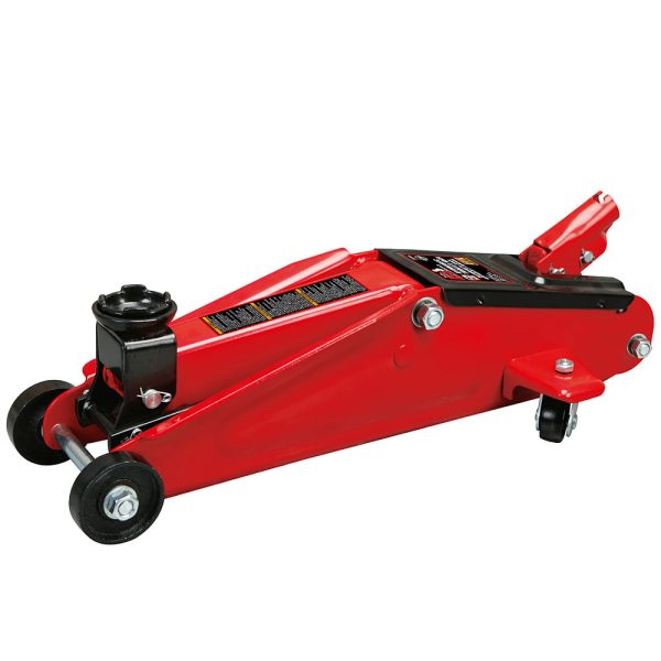 Big Red 2.5 Ton Hydraulic Steel Car Floor Jack with Blow Mold Carrying Storage Case,W8253S - Image 2