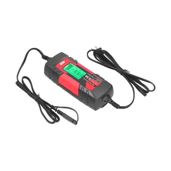 2024 6V 12V Car Battery Charger Intelligent Automatic Batteries Maintainer with LCD Display SM3?WP?5US Plug 120V - Image 5