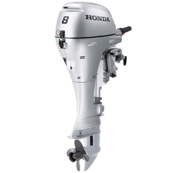 8 HP 4-Stroke Outboard Motor with Throttle Grip and Power Tilt