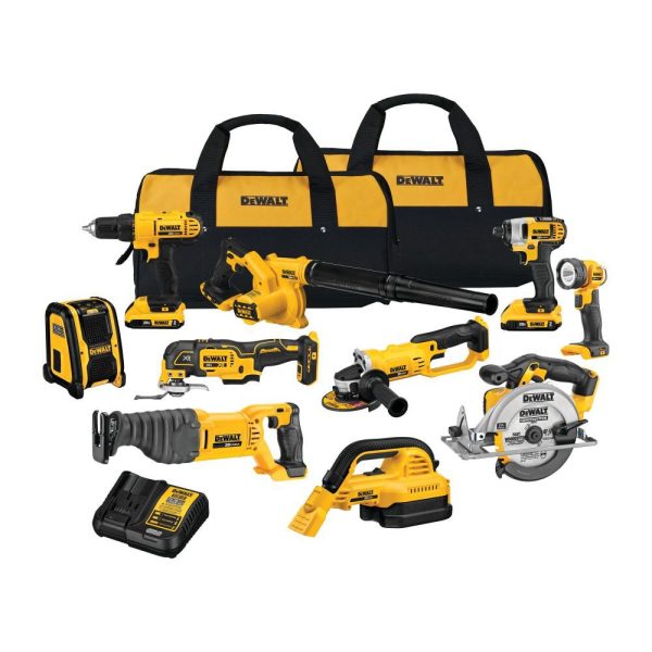 DW 20V MAX 10 Tool Combo Kit DCK1020D2