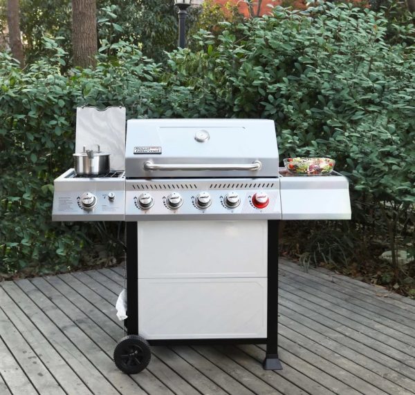 Royal Gourmet GA5401T 5-Burner BBQ Liquid Gas Grill with Sear Burner and Side Burner, 64,000 BTU - Image 11