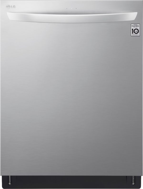 LG - 24" Top Control Smart Built-In Dishwasher with TrueSteam, Tub Light and Quiet Operation - Stainless steel - Image 15