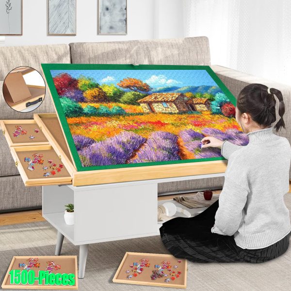 Adjustable Jigsaw Puzzle 1500pcs Drawers