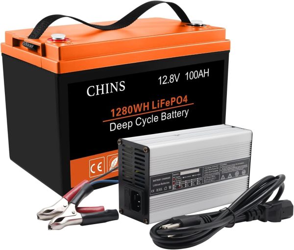 CHINS 12V 10A Lithium Battery Charger 0V Charging Function 14.6V 10A LiFePO4 Battery Charger - Image 5