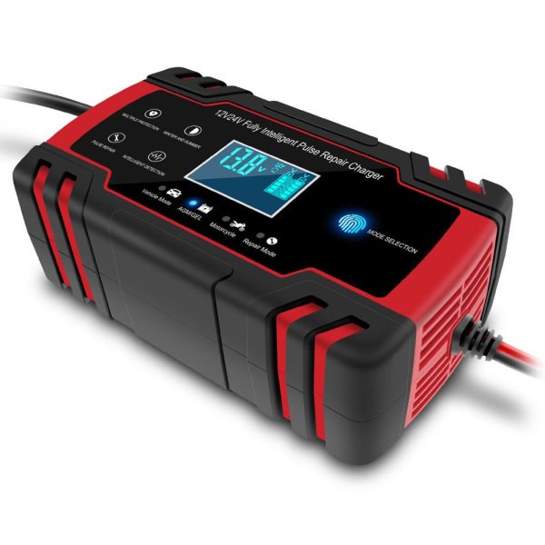 Car Battery Charger 12V /24V Smart Fully Automatic Battery Repair Pulse Charger - Image 11