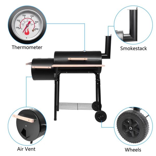 SalonMore Outdoor Charcoal Grill Barbecue Grill for Camping or Backyard - Image 2