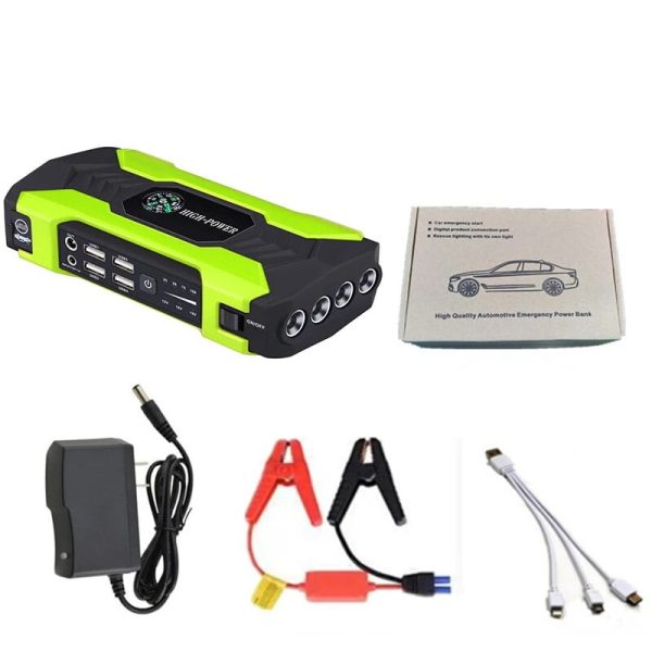 1000A Powerful Car Power Bank 12V Portable Booster Jump Starter Portable Car Jump Starter Powerbank Vehicle Auto Tools - Image 7