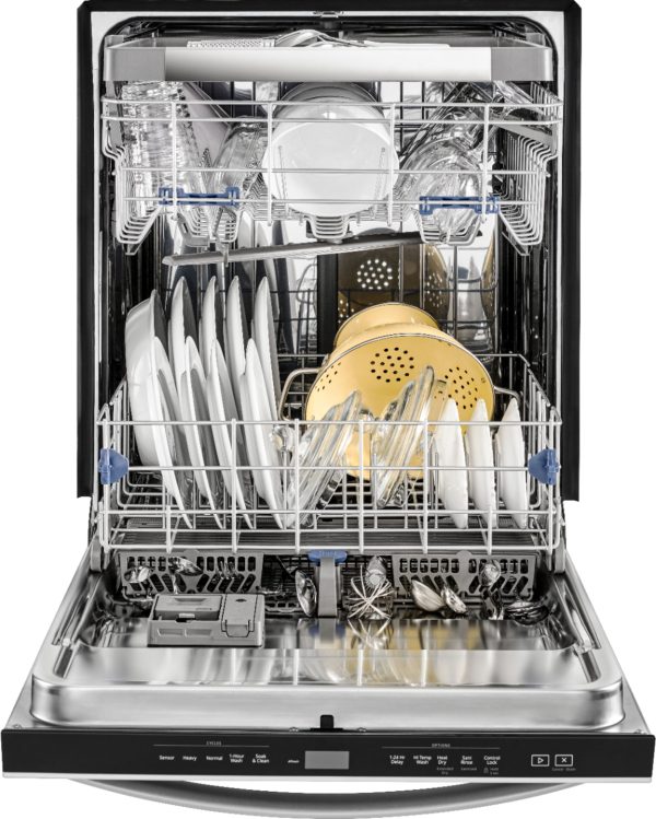 Whirlpool - 24" Built-In Dishwasher - Stainless steel - Image 6