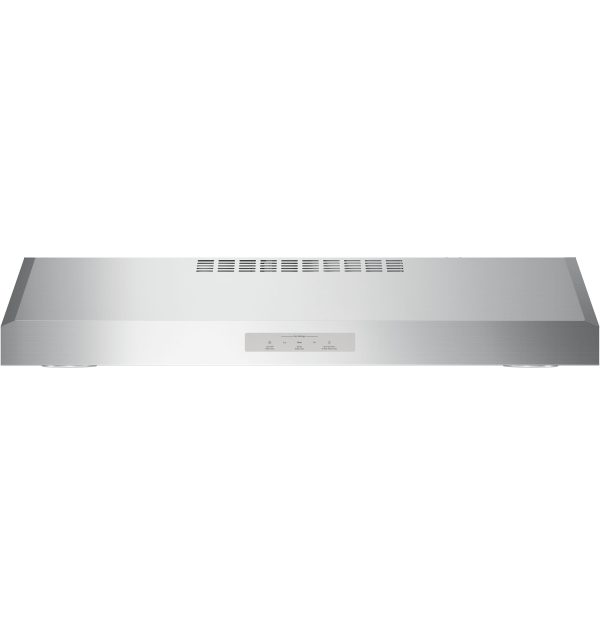 GE Profile - 30" Convertible Range Hood - Stainless steel