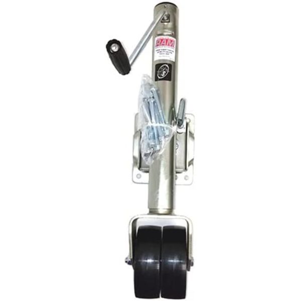 Southwest Wheel Dual Wheel Zinc Trailer Jack 1,500 lbs.