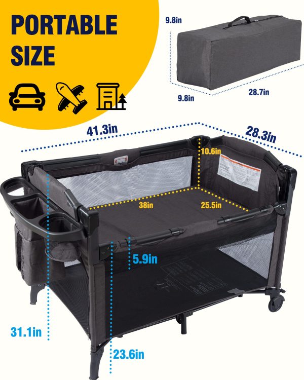 Bassinet Bedside Sleeper Functions Changing - Image 7