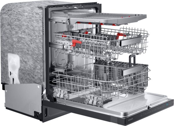 Samsung - Linear Wash 24" Top Control Built-In Dishwasher with AutoRelease Dry, 39 dBA - Black stainless steel - Image 12