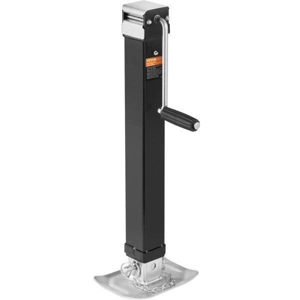 BENTISM Trailer Jack Welded-on Trailer Tongue Jack 8000lb Weight Height Adjustable - Image 9