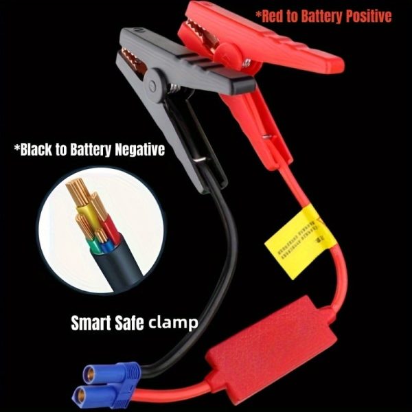 Compact 8000mAh Jump Starter & Power Bank - Emergency Car Boost for Petrol & Diesel, 12V, Safe, Dual-Color - Image 9