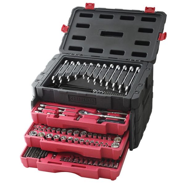 Craftsman 450-Piece Mechanic's Tool Set With 3 Drawer Case Box 99040 - Image 4