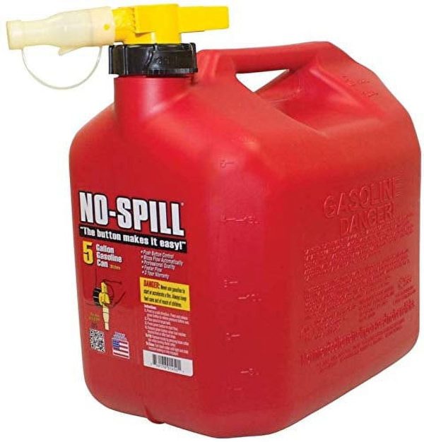 No-Spill 1450 5-Gallon Poly Gas Can (CARB Compliant) Pack of 2 - Image 2