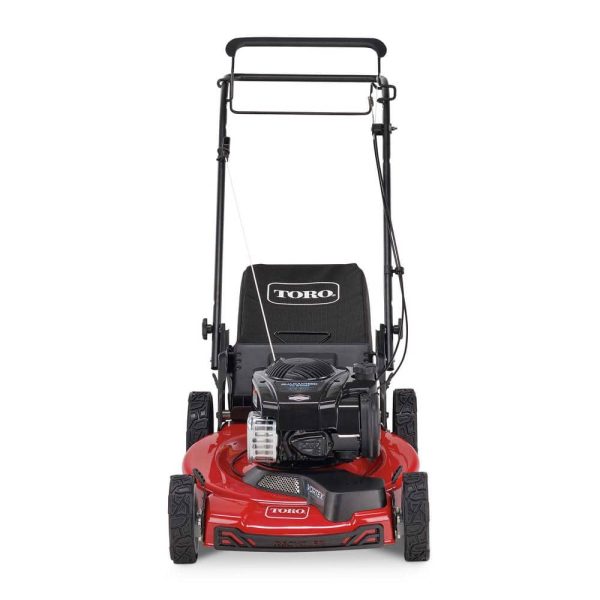 Toro 21442 22 in. Recycler Briggs and Stratton High Wheel FWD Gas Walk Behind Self Propelled Lawn Mower with Super Bagger - Image 4