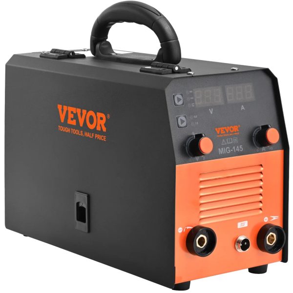 VEVOR 145A MIG Welder, 3 in 1 Combo Gasless MIG/Lift TIG/MMA with Welding Machine, 110 V Flux Core/Solid Wire Welding Machine with IGBT Inverter & MIG Torch - Image 9