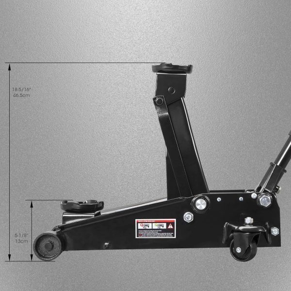 Torin 3 Ton Car Floor Racing Jack Hydraulic Trolley Jack Heavy Duty with Reinforced Lifting Arm,W830023EB - Image 2