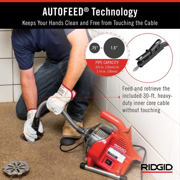 Ridgid 55808 PowerClear Cleaning Blockages - Image 5