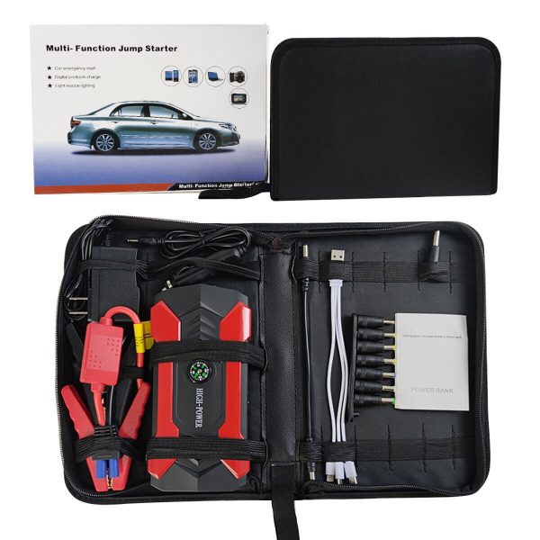 DFITO 28000mAh 12V UltraSafe Portable Jump Starter with LED Display for up to 6L Gas and 3L Diesel Engines - Image 8