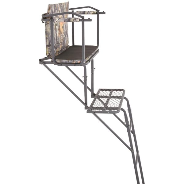 Guide Gear 16.5' 2-Man Ladder Tree Stand for Hunting Elevated Climbing Seat Hunting Gear Equipment Accessories - Image 4