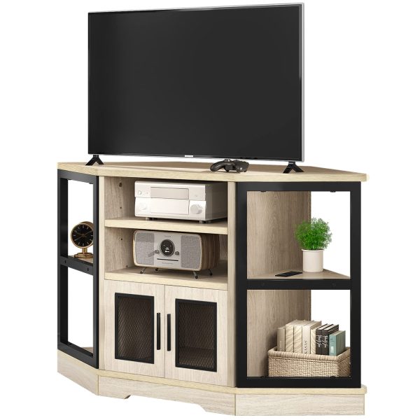 YITAHOME Farmhouse Entertainment Console Cabinets - Image 9