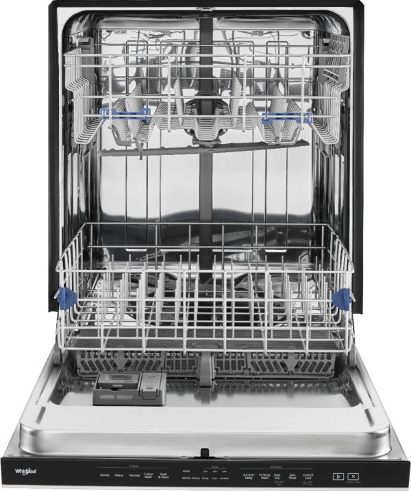 Whirlpool - 24" Built-In Dishwasher - Stainless steel - Image 8