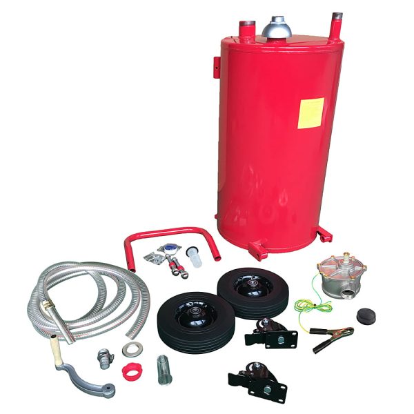 35 Gallon Diesel Caddy Tank Storage Drum Diesel Fuel Transfer - Image 2