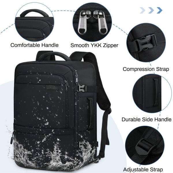 NUBILY 17-Inch Laptop Storage Travel Backpack - Image 6