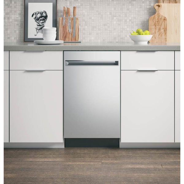 GE Profile - 18" Top Control Built-In Dishwasher with Stainless Steel Tub - Stainless steel - Image 5