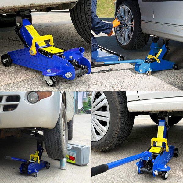 Dayplus 2Ton Hydraulic Trolley Floor Jack Low Profile Car Van Garage Lift TUV Effortless - Image 6