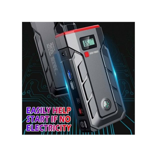 Xhy 50800mAh Car Jump Starter Portable Battery Pack Booster Jumper Box Emergency Start Power Bank Supply Charger with Built-in LED Light - Image 9