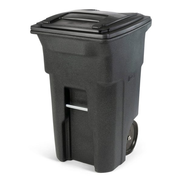 Toter Toter 64 Gallon Trash Can Greenstone with Quiet Wheels and Lid