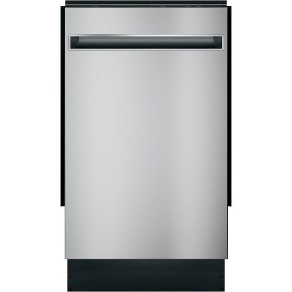 GE Profile - 18" Top Control Built-In Dishwasher with Stainless Steel Tub - Stainless steel - Image 2