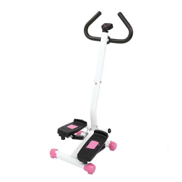 UBesGoo Mini Aerobic Stepper, Stair Climber Twist Fitness Machine with handle, Pink - Image 7