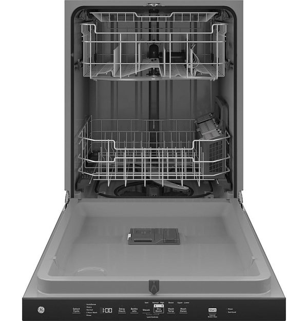 GE - Top Control Built-In Dishwasher with 3rd Rack, Dry Boost, 50 dBa - White