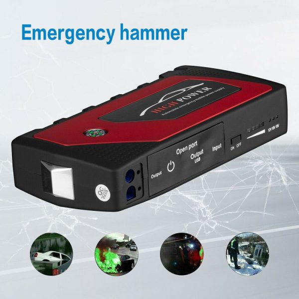 New Car Jump Starter 12V Portable USB Power Bank Battery Booster Clamp 600A 69800mah - Image 3