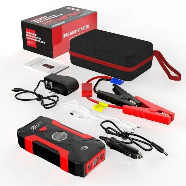 10000mAh Car Jump Starter Power Bank Accessories External Battery Booster Charger 12V Gasoline Petrol Diesel Vehicle Supplies - Image 16