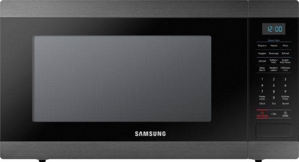 Samsung - 1.2 cu. ft. Countertop Convection Microwave with PowerGrill - Black