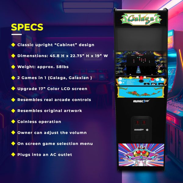 Arcade1Up Machine 5 Foot Tall Stand Up Cabinet - Image 3