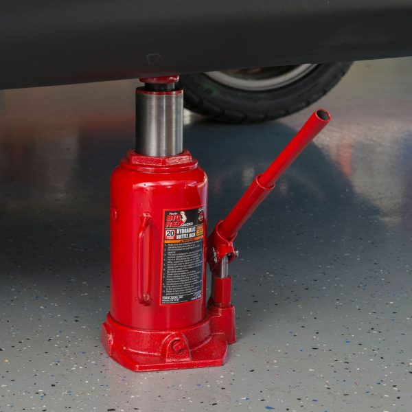 Torin Jacks Big Red 20 Ton Heavy Duty Hydraulic Welded Bottle Jack,T92003 - Image 5