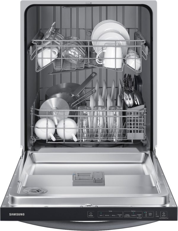 Samsung - 24" Top Control Built-In Dishwasher - Black - Image 6